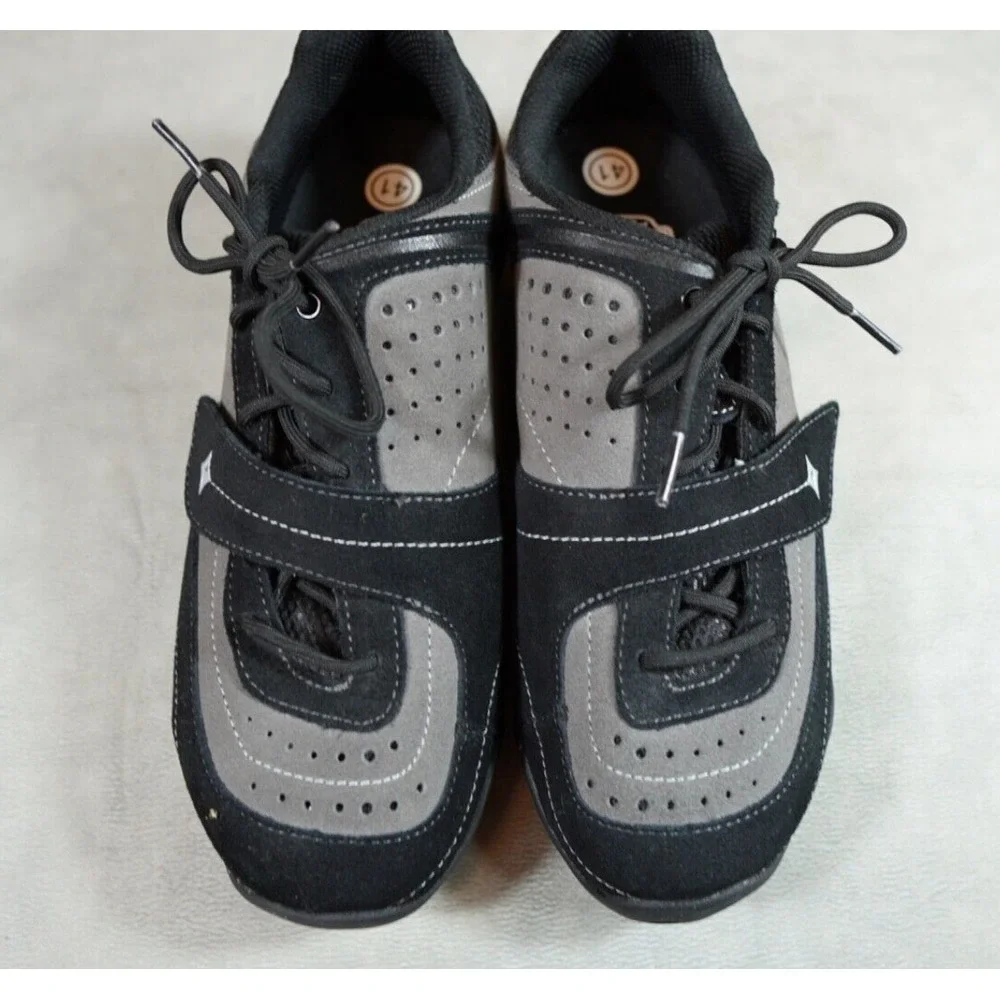 NEW Body Geometry Plush Specialized Sonoma Black Gray Bike Cycling Shoes Size 10